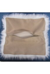 Rackhams 45*45cm Fluffy Faux Wool White Cushion Cover - White - thumbnail 6