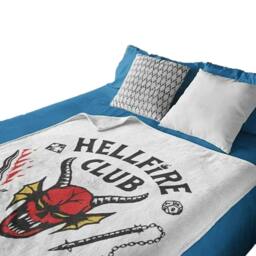 Rackhams Hellfire Club Fleece Blanket - Multicoloured - 150cm x 100cm - Multicoloured - 100% Polyester