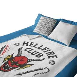 Rackhams Hellfire Club Fleece Blanket - Multicoloured - 150cm x 100cm - Multicoloured - 100% Polyester - thumbnail 2