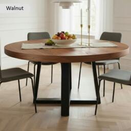 Rackhams Chunky and Sturdy Round Dining Table - 80cm - thumbnail 2