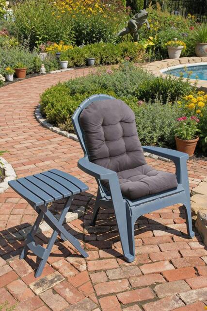 Rackhams 110 X 48cm Outdoor Waterproof Tufted Swing Seat Cushion Garden Chair Cushion - Dark Grey - One Size - image 1
