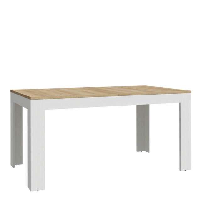 Rackhams Bohol Extending Dining Table in Riviera Oak/White - Grey - No - White - image 1