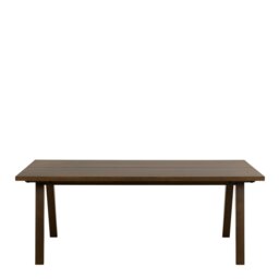 Rackhams A-Line Rectanglar Dining Table in Smoked Oak - Brown - No - Brown - thumbnail 2