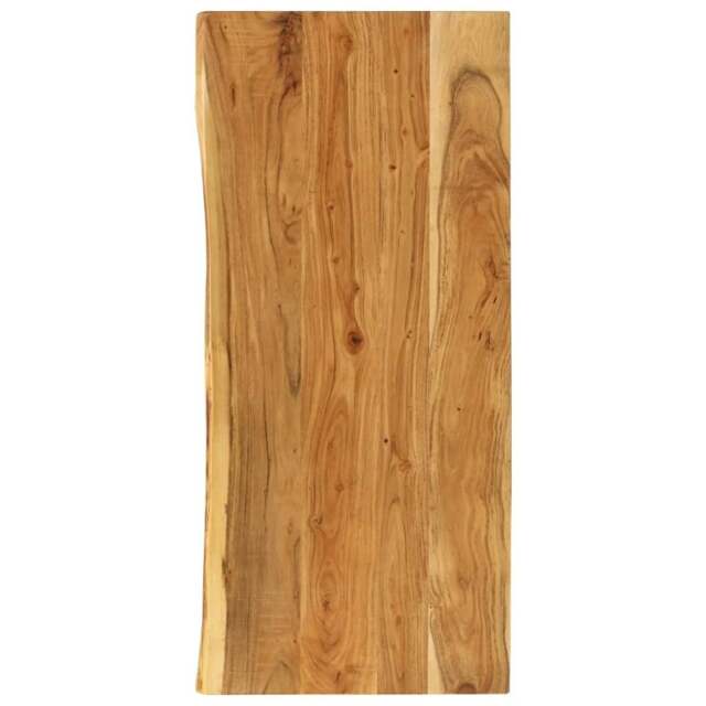Rackhams Bathroom Vanity Top Solid Acacia Wood 140x52x2.5 cm