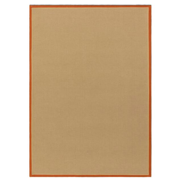 Rackhams Bordo Boucle Jute Rust Rug - 160x230cm - image 1