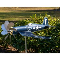 Rackhams Airplane-Shaped Garden Windmill Decoration - Style 5 - thumbnail 6