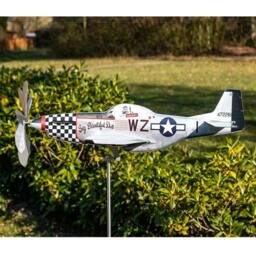 Rackhams Airplane-Shaped Garden Windmill Decoration - Style 5 - thumbnail 5