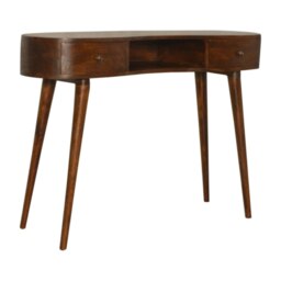Rackhams Chestnut Wave Writing Desk