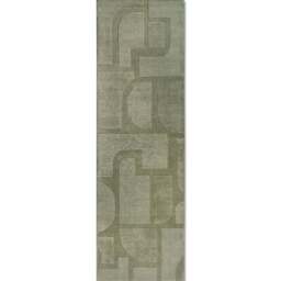 Rackhams Alexis Wool Green Rug - 80X150 cm - thumbnail 3