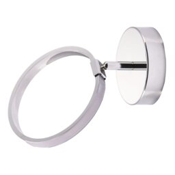Rackhams Modern Fully Adjustable Chrome Halo Style Ring LED Ceiling or Wall Light Fitting - thumbnail 4