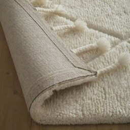 Rackhams Diamond Knotted Wool Rug - 160X230 cm - thumbnail 2