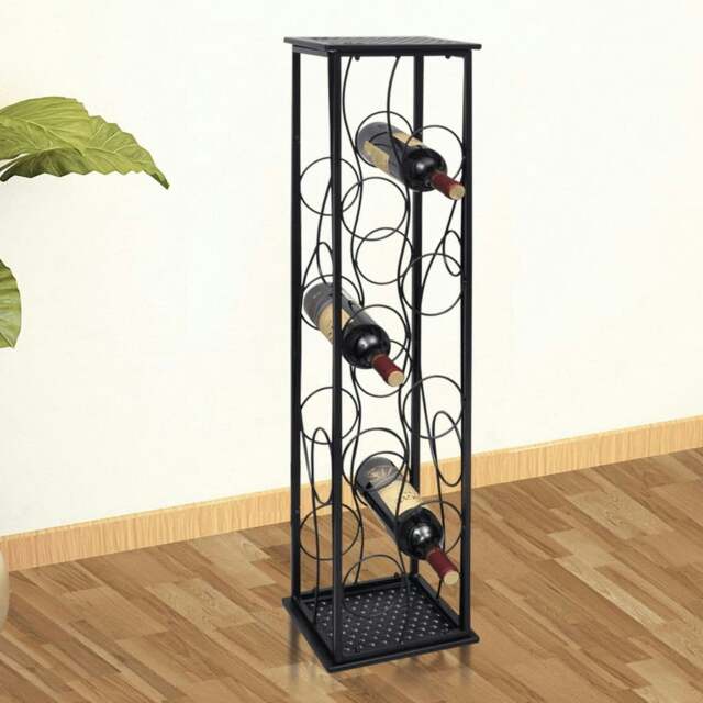 Rackhams Wine Rack for 8 Bottles Metal - image 1