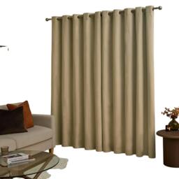 Rackhams Ultimate Velvet Blackout Curtains - Mocha - 168cm x 183cm - Mocha - 100% Polyester - thumbnail 2