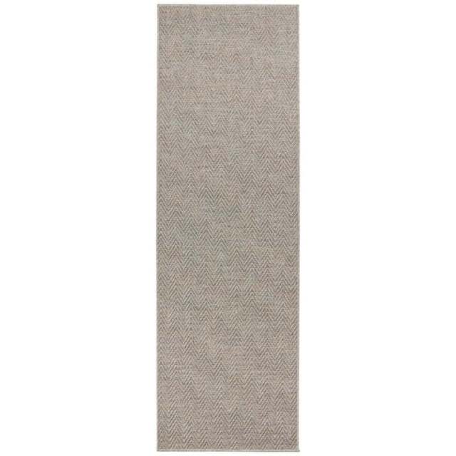 Rackhams Flatwoven Nature Grey Runner - Indoor-Outdoor - 80X150 cm - image 1