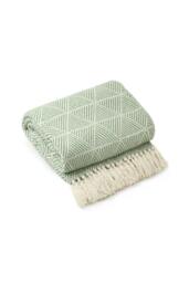 "Rackhams Zahra Pistachio Throw 90x100""" - thumbnail 2