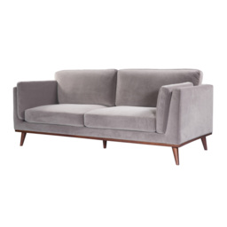 Rackhams Mickey 3 Seat Sofa - Stone Grey - Stone Grey - thumbnail 3