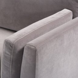 Rackhams Mickey 3 Seat Sofa - Stone Grey - Stone Grey - thumbnail 6