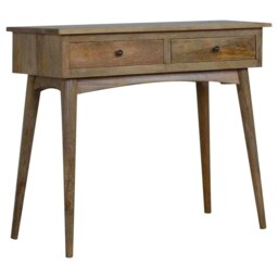 Rackhams Hallway 2 Drawer Console Table - thumbnail 3