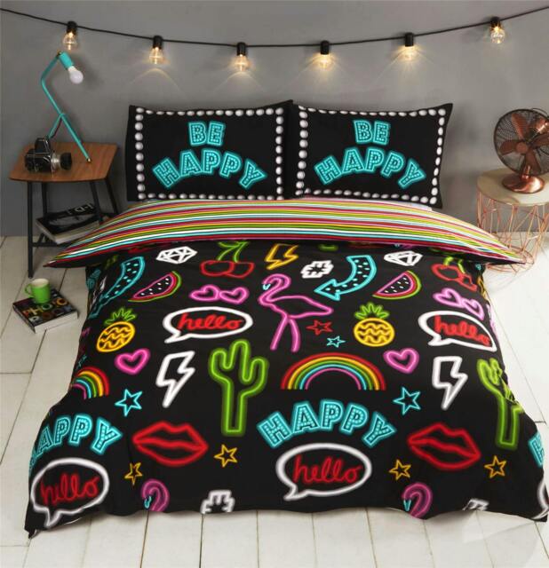Rackhams Be Happy Duvet Cover Set - Single