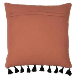 Rackhams Radiance Cushion Cover - Brick Red - 45cm x 45cm - Brick Red - 100% Cotton - thumbnail 2