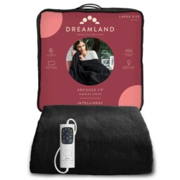 Rackhams Snuggle Up Heated Throw Electric Blanket - Black - 120cm x 160cm - thumbnail 5