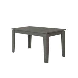 Rackhams Tolmen Dining Table Rectangular Extendable Table Up to 6 Seater Contemporary Kitchen Table 140Wcm Living Room, Retro Grey - Retro Grey - thumbnail 1