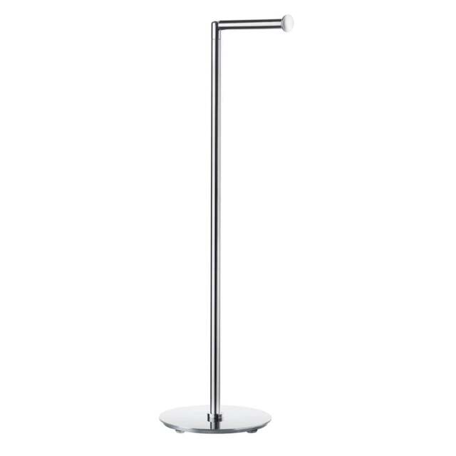 Rackhams Polished Stainless Steel Freestanding Toilet Roll Holder - image 1