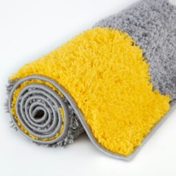 Rackhams Myshaggy Geometric Yellow Rug - 160X230 cm - thumbnail 4