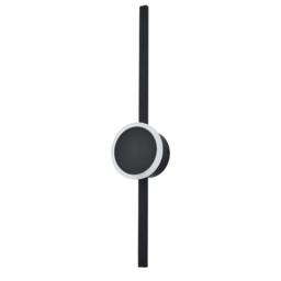 Rackhams Modern Designer LED Feature Wall Light with Round Base Plate and Stick