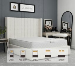 Rackhams Soothe 12.5 Bonnell Spring Mattress with Reflex Foam Layers - 5ft - King - Aurora by DS Living - thumbnail 6