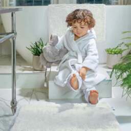 Rackhams Bamboo Plain White Bathmat - 50X80 cm - thumbnail 2