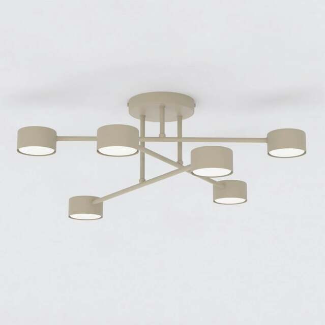 Rackhams HALO Ceiling Lamp 6 x GX53 Beige - image 1
