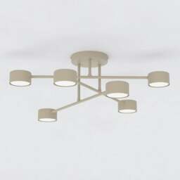 Rackhams HALO Ceiling Lamp 6 x GX53 Beige