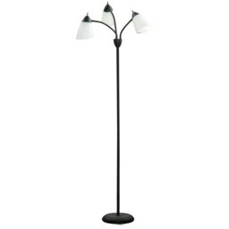 Rackhams Tree Floor Lamp with 3 Adjustable Light Industrial Black - thumbnail 2