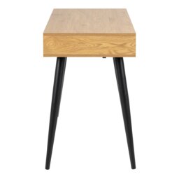 Rackhams Neptun 3 Drawer Office Desk in Oak - 1 - Natural - 50 - thumbnail 3