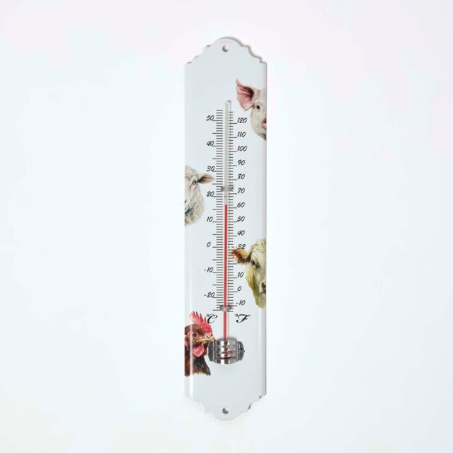 Rackhams Outdoor Thermometer with Farmyard Animal Design - image 1