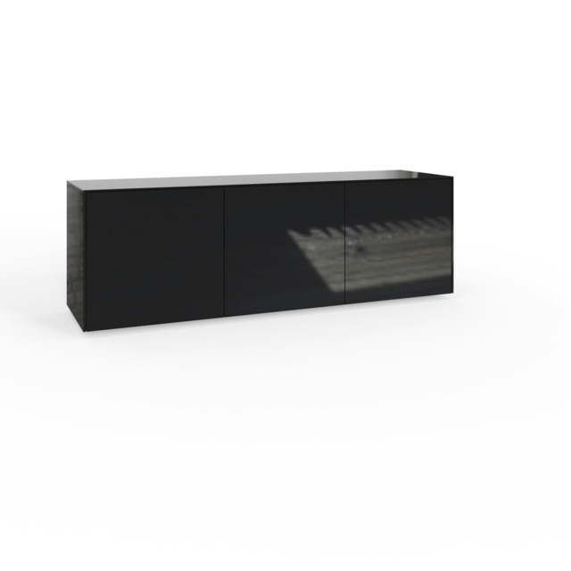 Rackhams Frank Olsen Intel 1500 Tv Cabinet - Black - image 1