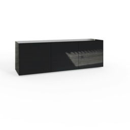 Rackhams Frank Olsen Intel 1500 Tv Cabinet - Black - thumbnail 1