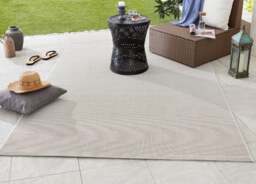 Rackhams Weatherproof White Indoor - Outdoor Rug - 200X290 cm - thumbnail 5