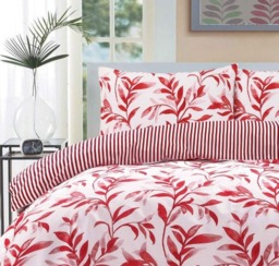 Rackhams Ellie Duvet Cover Set - Red - King - thumbnail 3