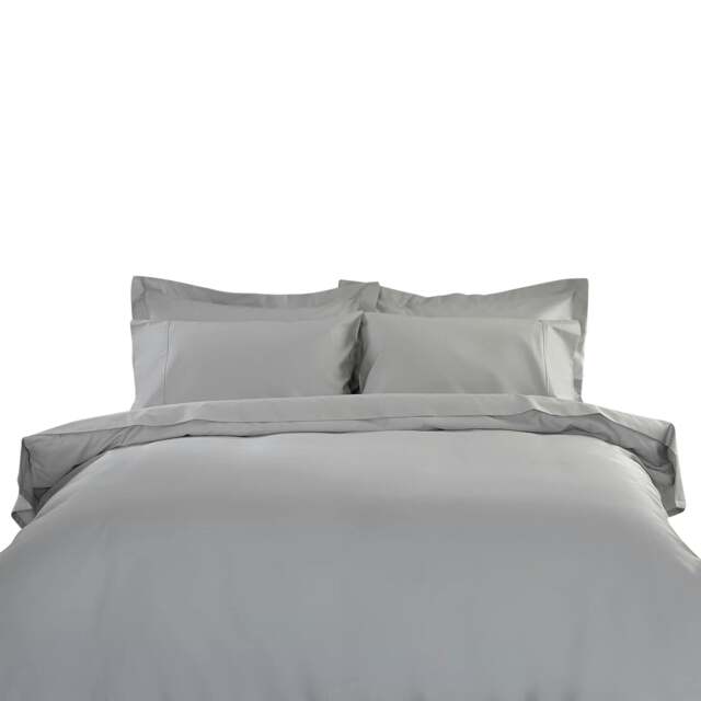 Rackhams Bamboo Fitted Sheet - Platinum - Platinum - Superking - 70% Bamboo/30% Cotton - image 1