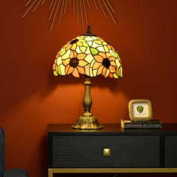 Rackhams Antique Table Lamp, for Bedroom Bedside, Bulb not Included