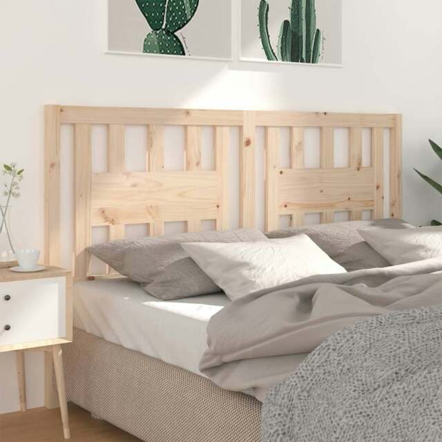 Rackhams Headboard 141x4x100 cm Solid Wood Pine