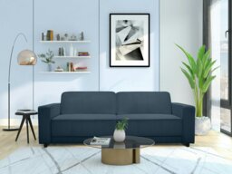 Rackhams Allie 3 Seaters Sofabed Blue Corduroy - Blue