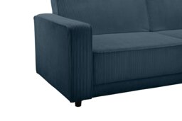 Rackhams Allie 3 Seaters Sofabed Blue Corduroy - Blue - thumbnail 5
