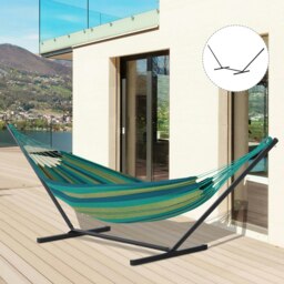 Rackhams 3.6m Long Metal Hammock Stand Frame Replacement Garden Outdoor Patio - thumbnail 3