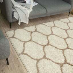 Rackhams Moroccan Ivory Shaggy Rug - 630 - 60X110 cm - thumbnail 6