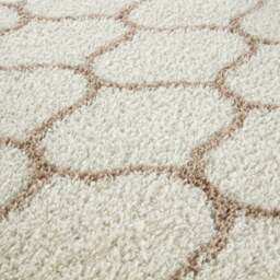 Rackhams Moroccan Ivory Shaggy Rug - 630 - 60X110 cm - thumbnail 2