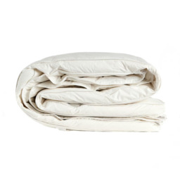 Rackhams Goose Feather & Down Mattress Topper - Double - White - Cotton - thumbnail 5