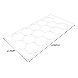 Rackhams Hexagon LED Lighting - thumbnail 6